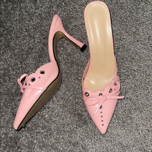 Elegant Pink Women's Heels - Picture 1 of 4